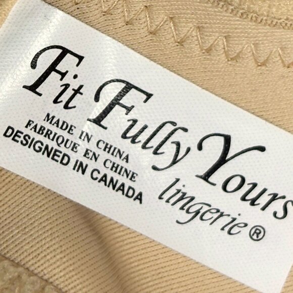 ⭐ NWT Fit Fully Yours Smooth Crystal Bra • Light Beige Nude • 36G ⭐ - Picture 4 of 7
